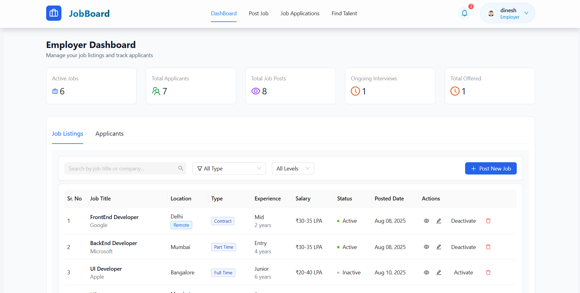 Job Board Platform